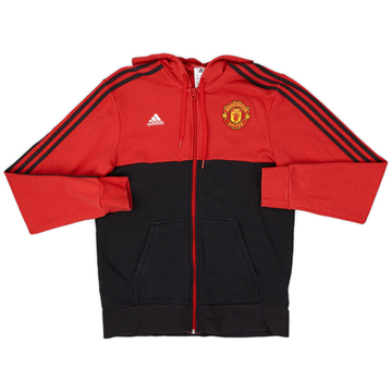 2017-18 Manchester United adidas Veste de survêtement à capuche - 7/10 - (M)