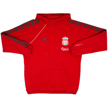 2009-10 Liverpool adidas Sweat-shirt à capuche - 7/10 - (M/L)