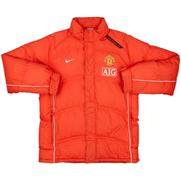 2007-08 Manchester United Nike Manteau de banc rembourré - 8/10 - (S)