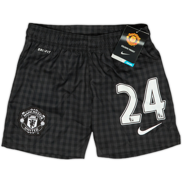 2012-13 Manchester United Short extérieur #24 (Fletcher) (S.Boys)