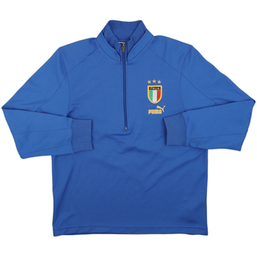 2004-06 Italie Puma Haut d'entraînement 1/2 Zip - 8/10 - (L)