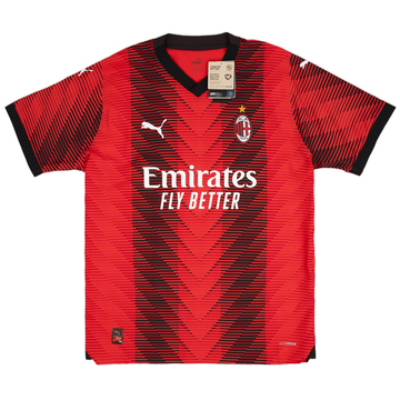 2023-24 AC Milan Maillot Domicile Authentique
