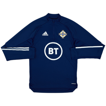 2019-20 Northern Ireland adidas Haut d'entraînement 1/4 de zip - 10/10 - (XS)