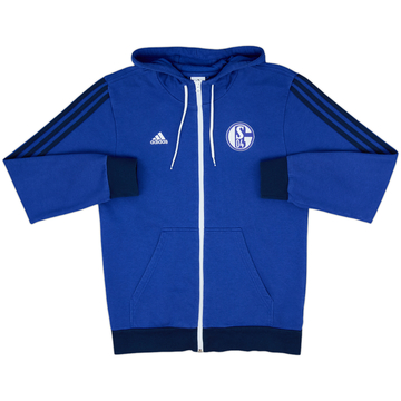 2014-15 Schalke adidas Veste de survêtement à capuche - 9/10 - (M)