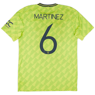 2022-23 Manchester United Maillot Third Martinez #6 - 10/10 - (M)