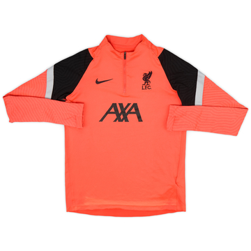 2021-22 Liverpool Nike Haut d'entraînement 1/4 de zip - 6/10 - (XL.Boys)