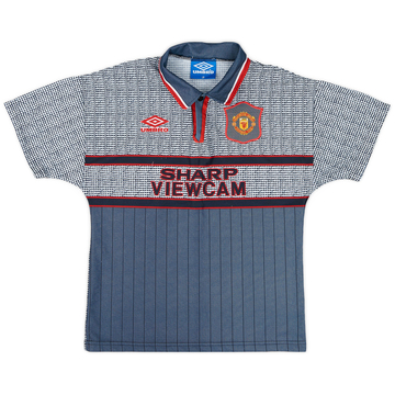 1995-96 Manchester United Maillot Extérieur - 9/10 - (L.Boys)