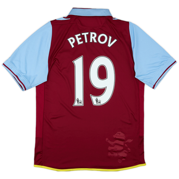 2012-13 Aston Villa Maillot domicile Petrov #19 - 6/10 - (S)