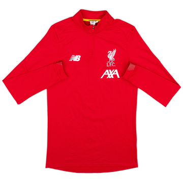 2019-20 Liverpool New Balance Haut d'entraînement 1/4 Zip - 7/10 - (S)