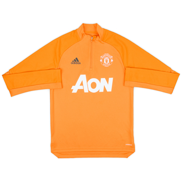 2020-21 Manchester United adidas Haut d'entraînement 1/4 zip - 9/10 - (S)