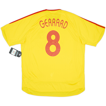 2006-07 Liverpool Maillot Extérieur Gerrard #8 (XL)
