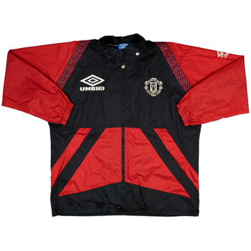 1994-96 Manchester United Umbro Veste de pluie à capuche - 8/10 - (L)