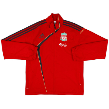 2009-10 Liverpool adidas Veste de survêtement - 8/10 - (S)