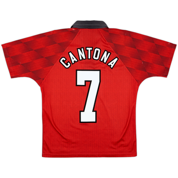 Maillot domicile Manchester United 1996-98 Cantona #7 - 7/10 - (Y)