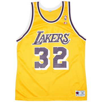 1996 LA Lakers Johnson #32 Maillot domicile Champion (Excellent) XL