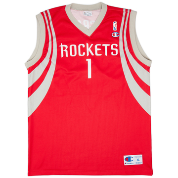 2004-10 Houston Rockets McGrady #1 Champion Maillot extérieur (Excellent) XL