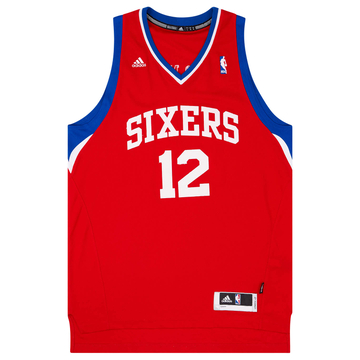 2010-14 Philadelphia 76ers Turner #12 adidas Swingman Maillot extérieur (Excellent) L