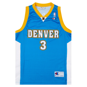 2006-08 Denver Nuggets Iverson #3 Maillot extérieur Champion (Excellent) XXL