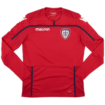 2016-17 Cagliari Macron Maillot d'entraînement manches longues - 9/10 - (S)
