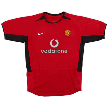2002-04 Manchester United Maillot domicile - 5/10 - (L.Boys)