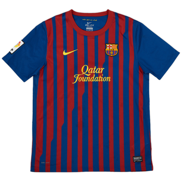 2011-12 Barcelona Maillot domicile - 9/10 - (XL.Boys)