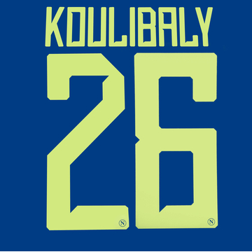 2018-19 Domicile/Extérieur/Troisième Européen Koulibaly #26 Flocage