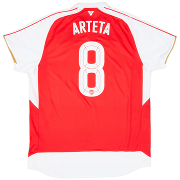 2015-16 Arsenal Maillot domicile Arteta #8 - 8/10 - (S)