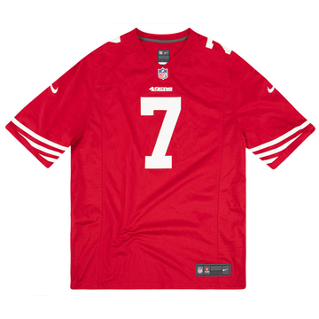 2012-16 San Francisco 49ers Kaepernick #7 Nike Maillot Game (Domicile) XL