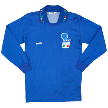 1992-93 Italy Maillot Domicile ML - 9/10 - (XL.Boys)