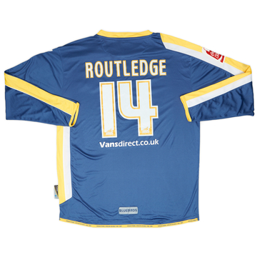 2008-09 Cardiff Maillot domicile de match Routledge #14