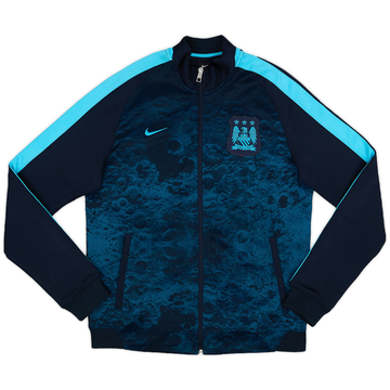 2015-16 Manchester City Nike Haut d'entraînement 1/4 Zip - 9/10 - (M)