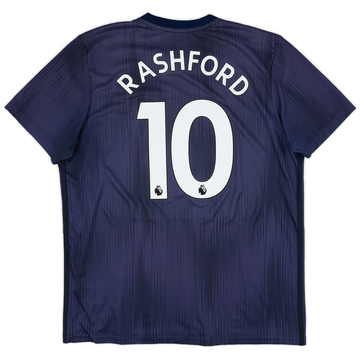 2018-19 Manchester United Maillot Troisième Rashford #10 - 5/10 - (XL)