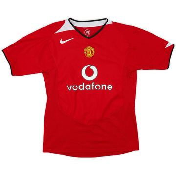 Maillot domicile Manchester United 2004-06 - 7/10 - (Garçons L)