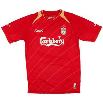 2005-06 Liverpool CL Maillot domicile - 6/10 - (S)