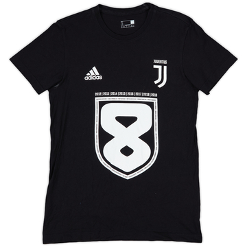 2019-20 Juventus adidas T-shirt en coton - 9/10 - (S)