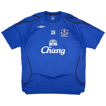 2007-08 Maillot d'entraînement Umbro Everton édition joueur #28 - 7/10 - (XXL)