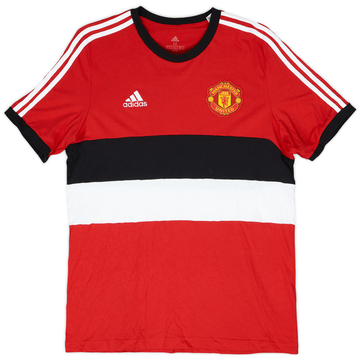 2021-22 Manchester United adidas Tee-shirt en coton - 9/10 - (M)