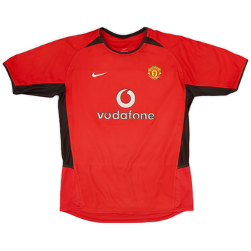 2002-04 Manchester United Maillot Domicile - 7/10 - (XL.Boys)