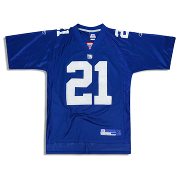 2005-06 New York Giants Barber #21 Reebok On Field Maillot (Domicile) XL
