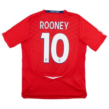 2008-10 England Maillot extérieur Rooney #10 - 8/10 - (L)