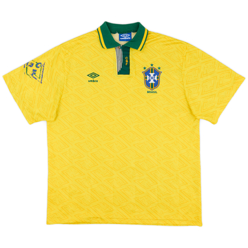 1991-93 Brazil Maillot domicile - 7/10 - (L)