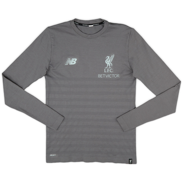 2018-19 Liverpool New Balance Maillot d'entraînement L/S - 9/10 - (S)
