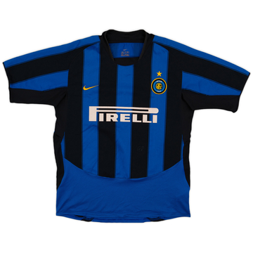 2003-04 Inter Milan Maillot Domicile - 6/10 - (XL.Boys)