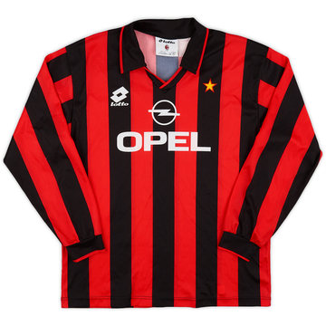 Maillot domicile manches longues AC Milan 1994-95 - 8/10 - (XL.Boys)