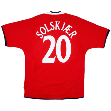 2000-02 Norway Maillot Domicile Solskjaer #20 (L)