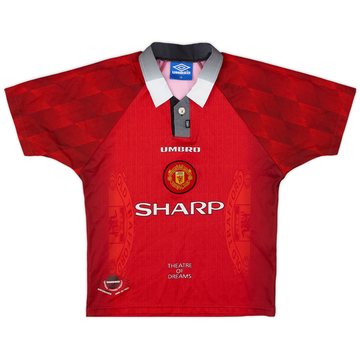 1996-98 Manchester United Maillot domicile - 7/10 - (L.Boys)