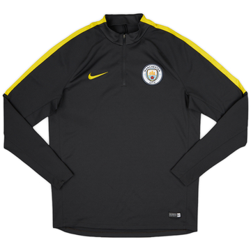 2016-17 Manchester City Nike Haut d'entraînement 1/4 Zip - 8/10 - (L)