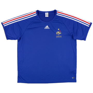 2007-08 France Maillot Domicile Basique - 8/10 - (XL)