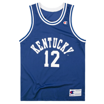 1992-95 Kentucky Wildcats Rhodes #12 Champion Maillot extérieur M