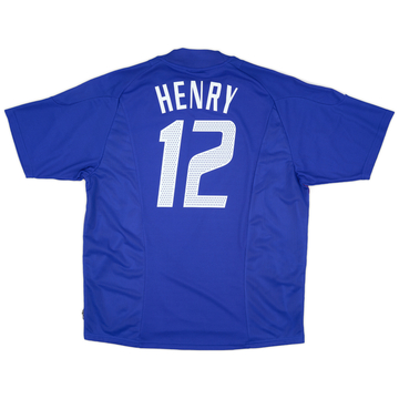 2002-04 France Maillot Domicile Henry #12 (XL)